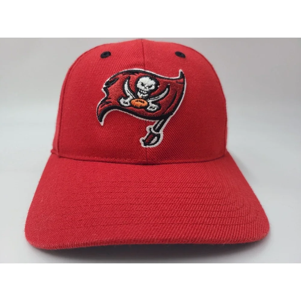 Vtg Tampa Bay Buccaneers Logo Athletic‎ Snapback (Fits Small) Hat Cap Wool Blend